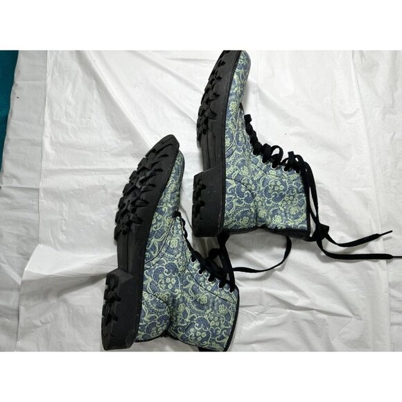 K + O combat boots canvas size 9 womens - Picture 9 of 10